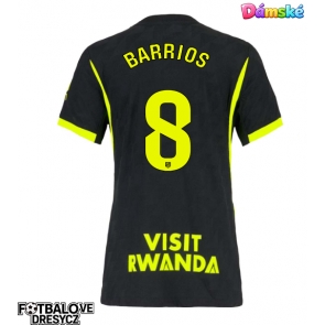 Atletico Madrid Pablo Barrios #8 Dámské Venkovní Dres 2026-27 Krátký Rukáv Atletico Madrid Pablo Barrios #8 Dámské Venkovní Dres 2026-27 Krátký Rukáv